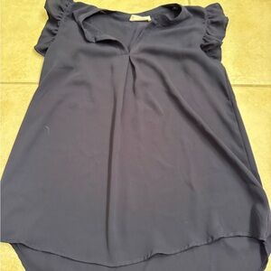 Zenana Outfitters Navy Blouse